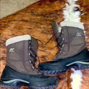 Sorel Snow Boots, worn one time!